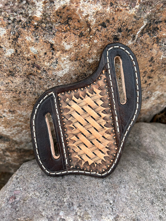 Basketweave Knife Sheath