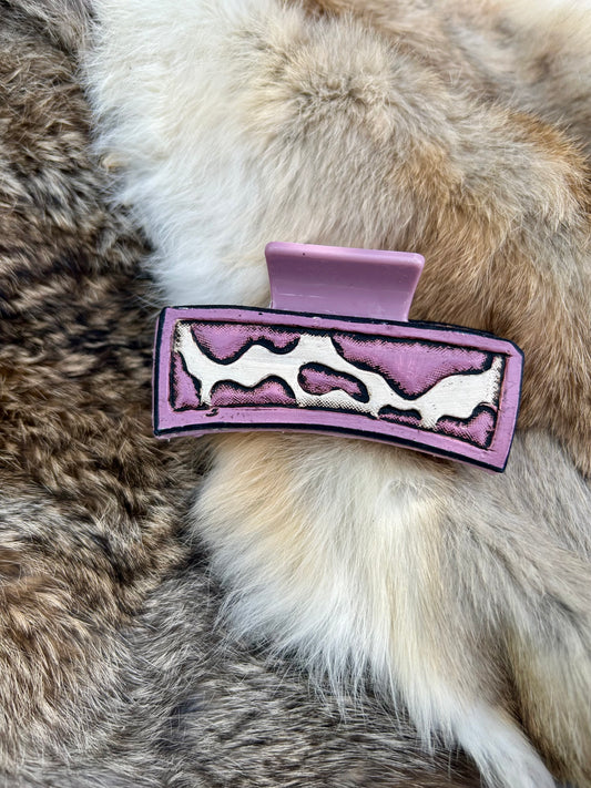 Cowgirl Confetti Claw Clip