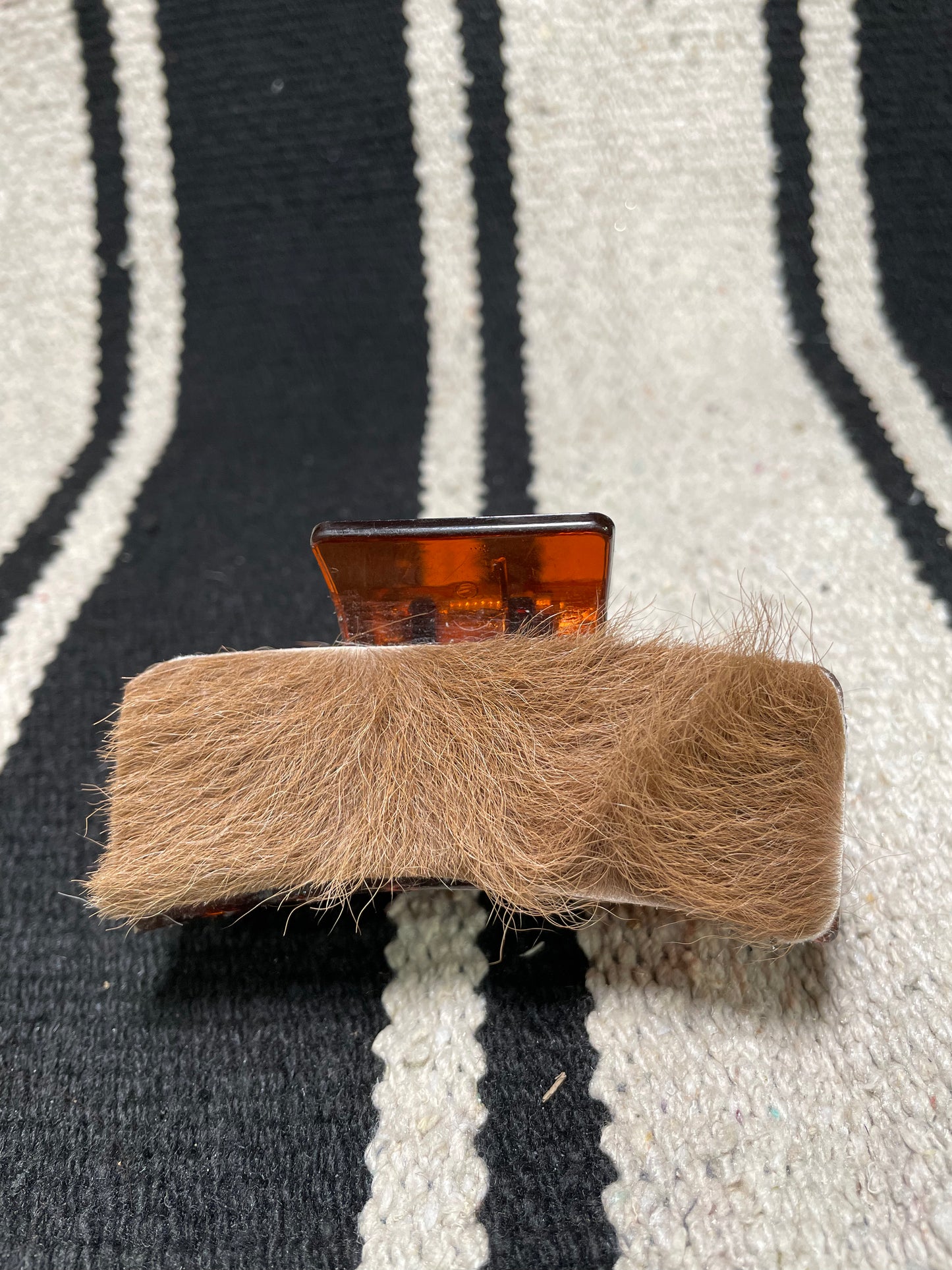 Brown - Cowhide Claw Clip